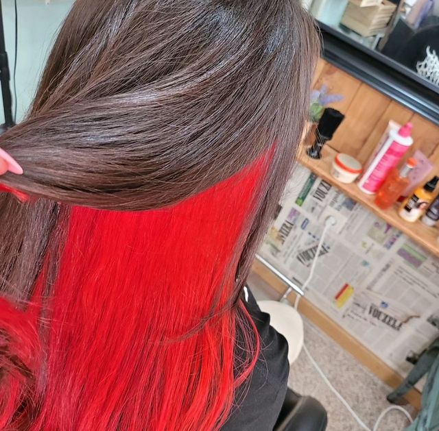 Coloração vermelha